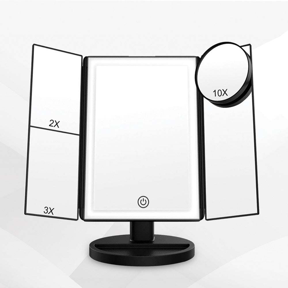 Magnifying Lighted Cosmetic Makeup Mirror