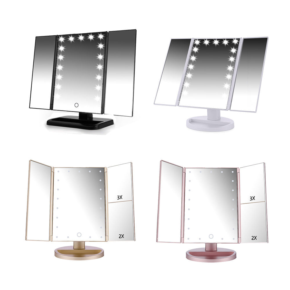 Magnifying Lighted Cosmetic Makeup Mirror