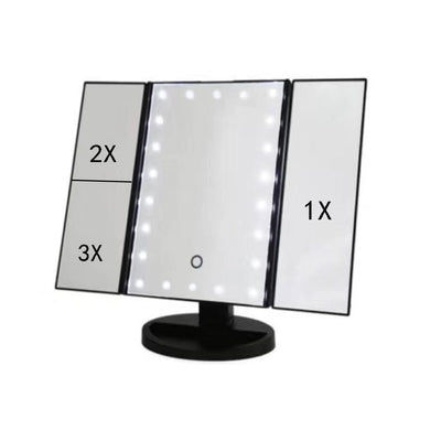 Magnifying Lighted Cosmetic Makeup Mirror