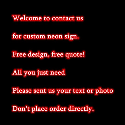 Colorful Neon Letter Modeling Light Custom Neon Sign DIY