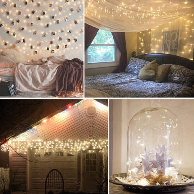 LED String Light Night Light Waterproof 1M 10LED 2M 20 Leds Warm White / Multicolor Wine Bottle Lights for Party Decoration 1PC